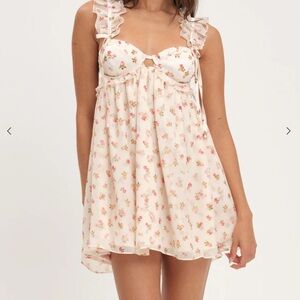 For Love & Lemons - Poppy Mini Dress - Only Worn Once!